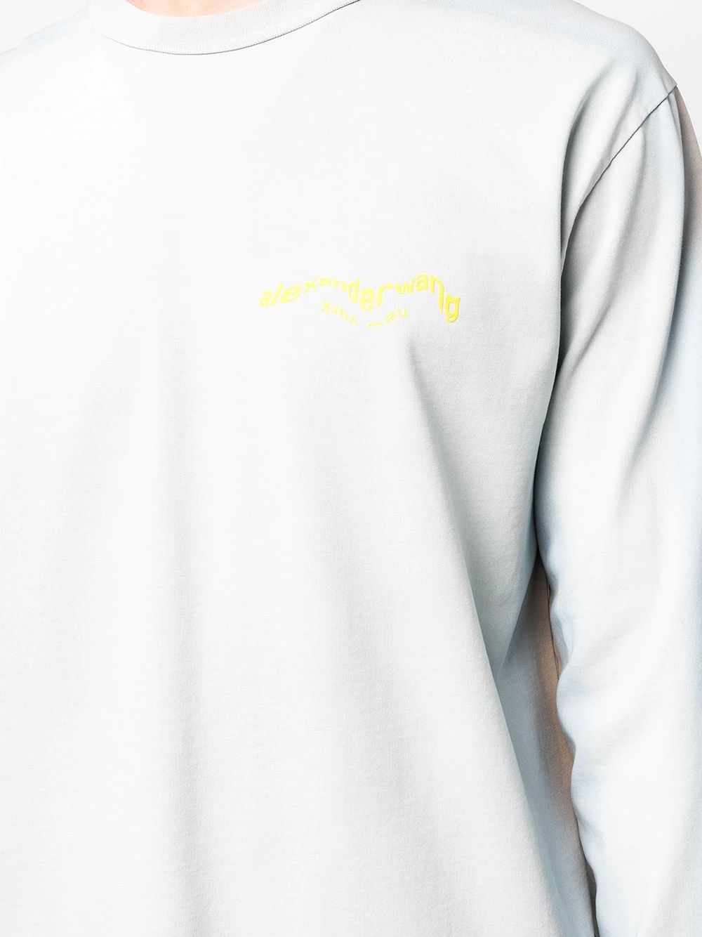 long-sleeve cotton T-shirt - 6