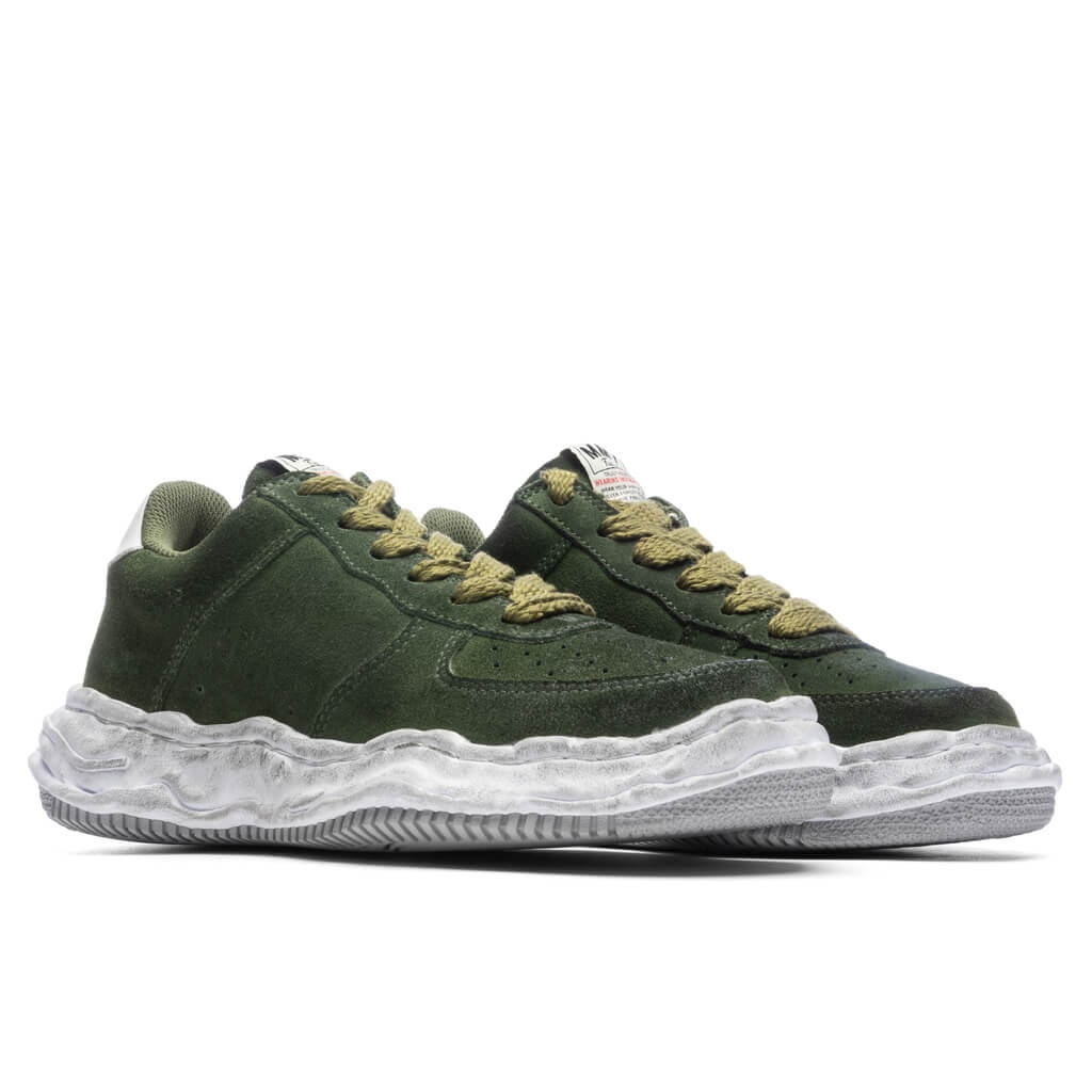 WAYNE BRUSHED SUEDE LOW - GREEN - 2