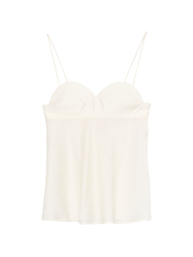 sweetheart-neck spaghetti-strap top 1