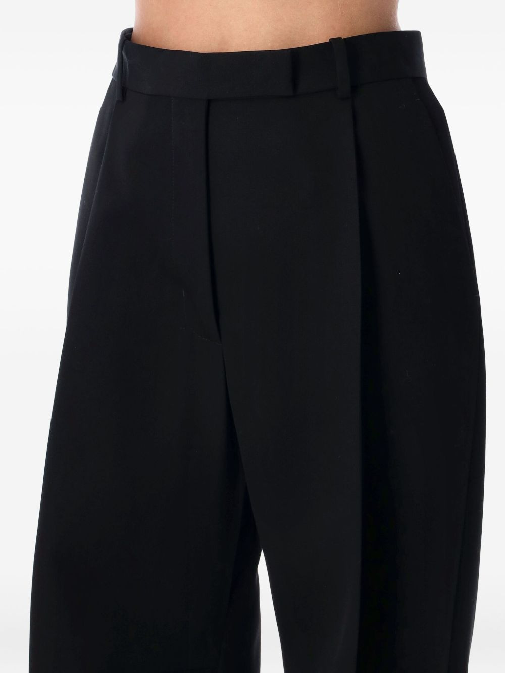 wool pleated trousers - 3