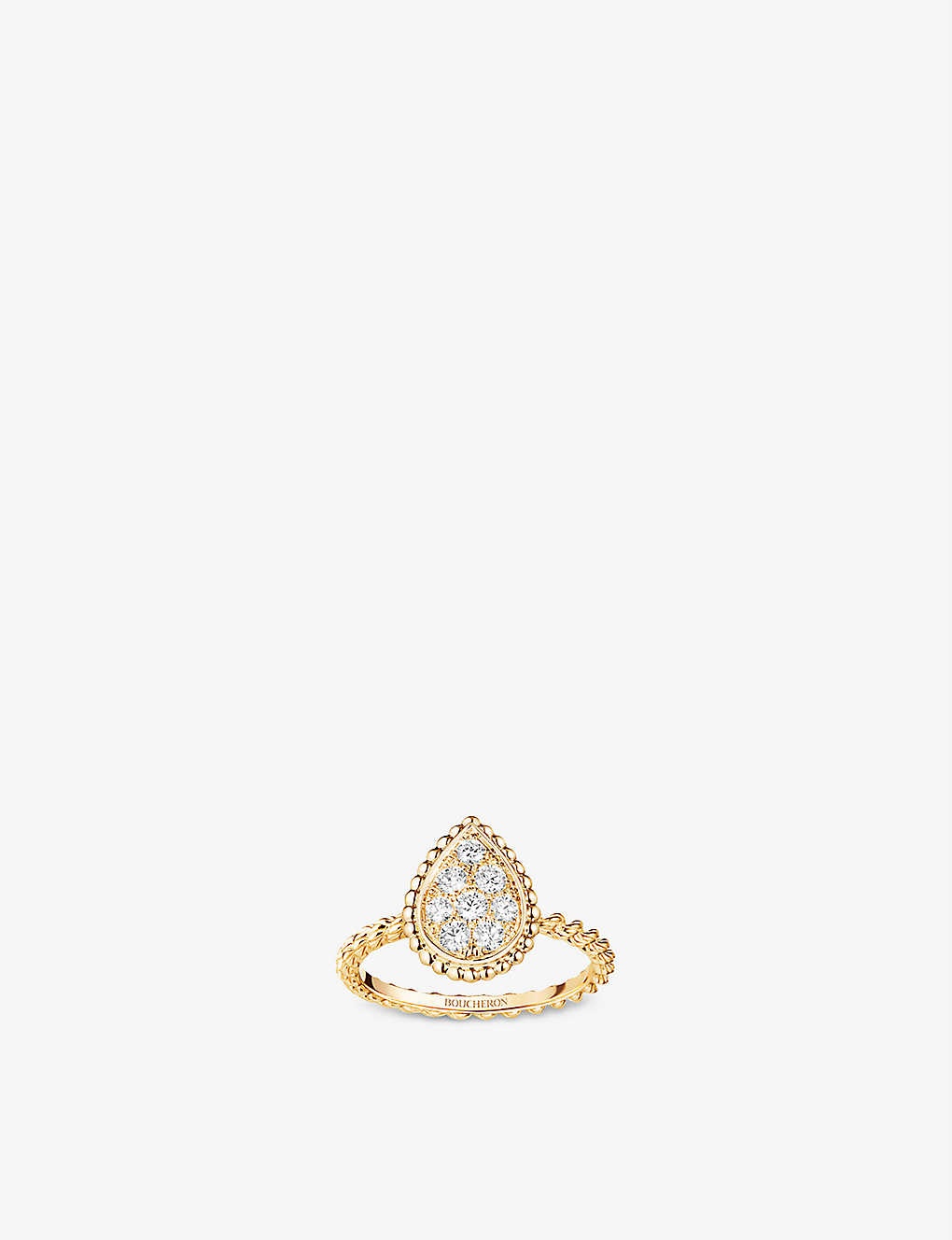 Serpent Bohème 18ct yellow-gold and diamond ring - 1