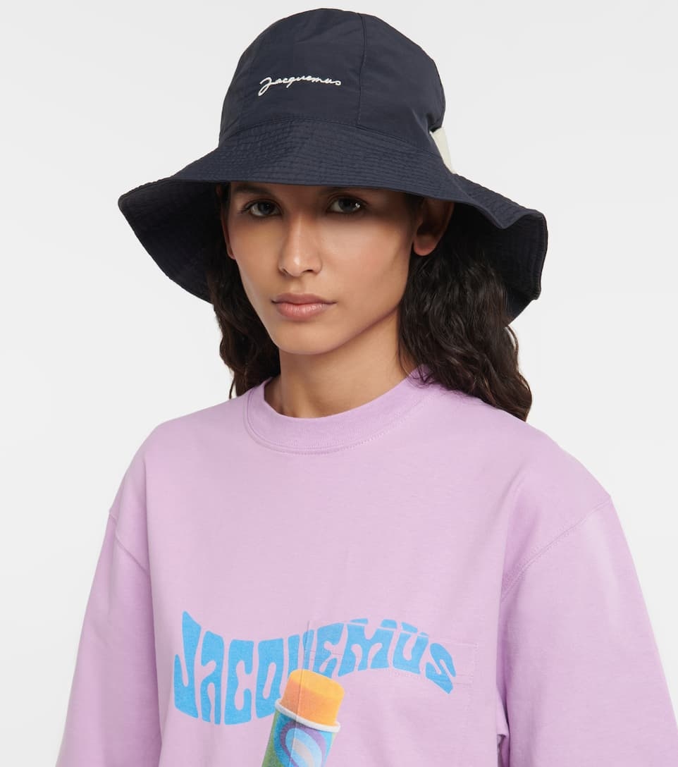 Le Bob Pescadou canvas bucket hat - 2