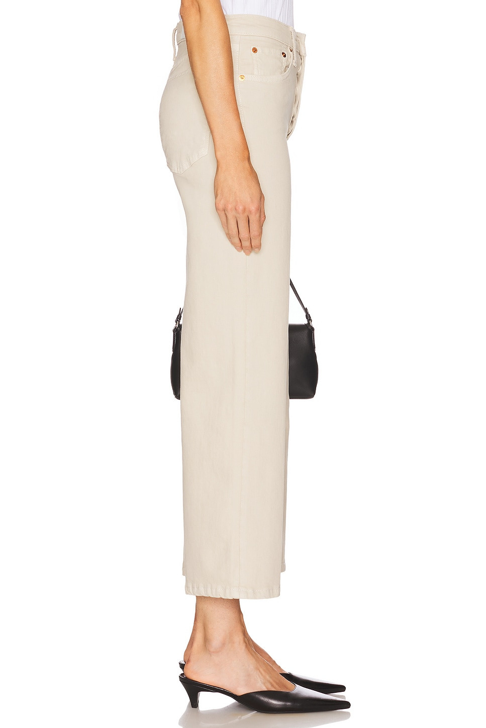 High Rise Wide Leg Crop - 3