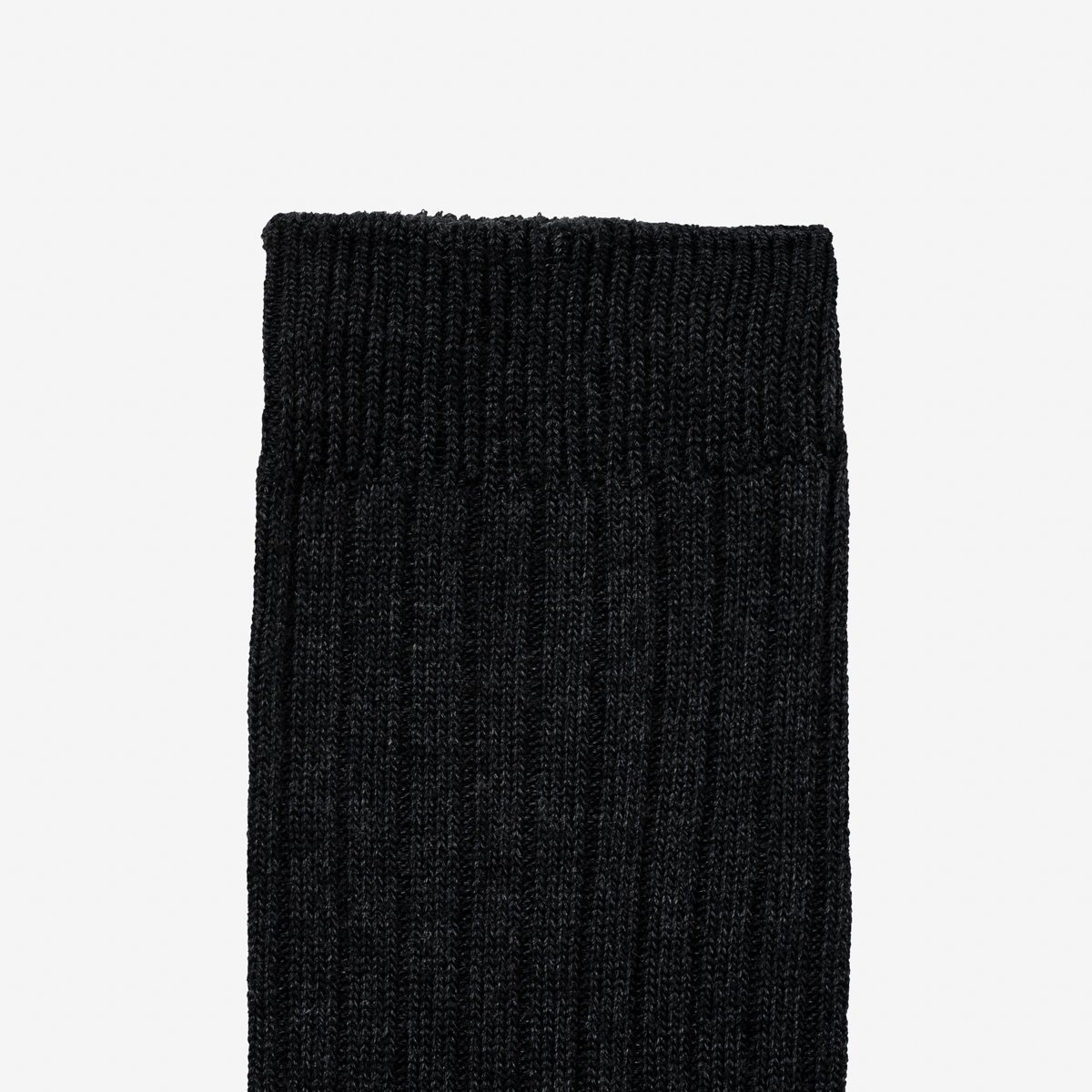UTCS-BLK UTILITEES Mixed Cotton Crew Socks - Black - 3