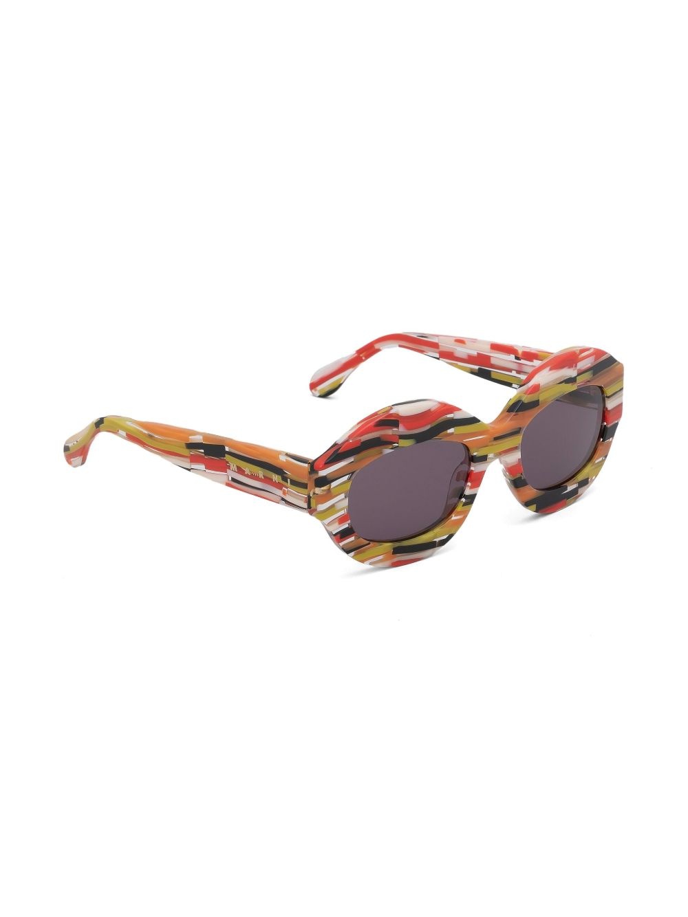 Spacey Stripey Ik Kil Cenote oval-frame sunglasses - 2