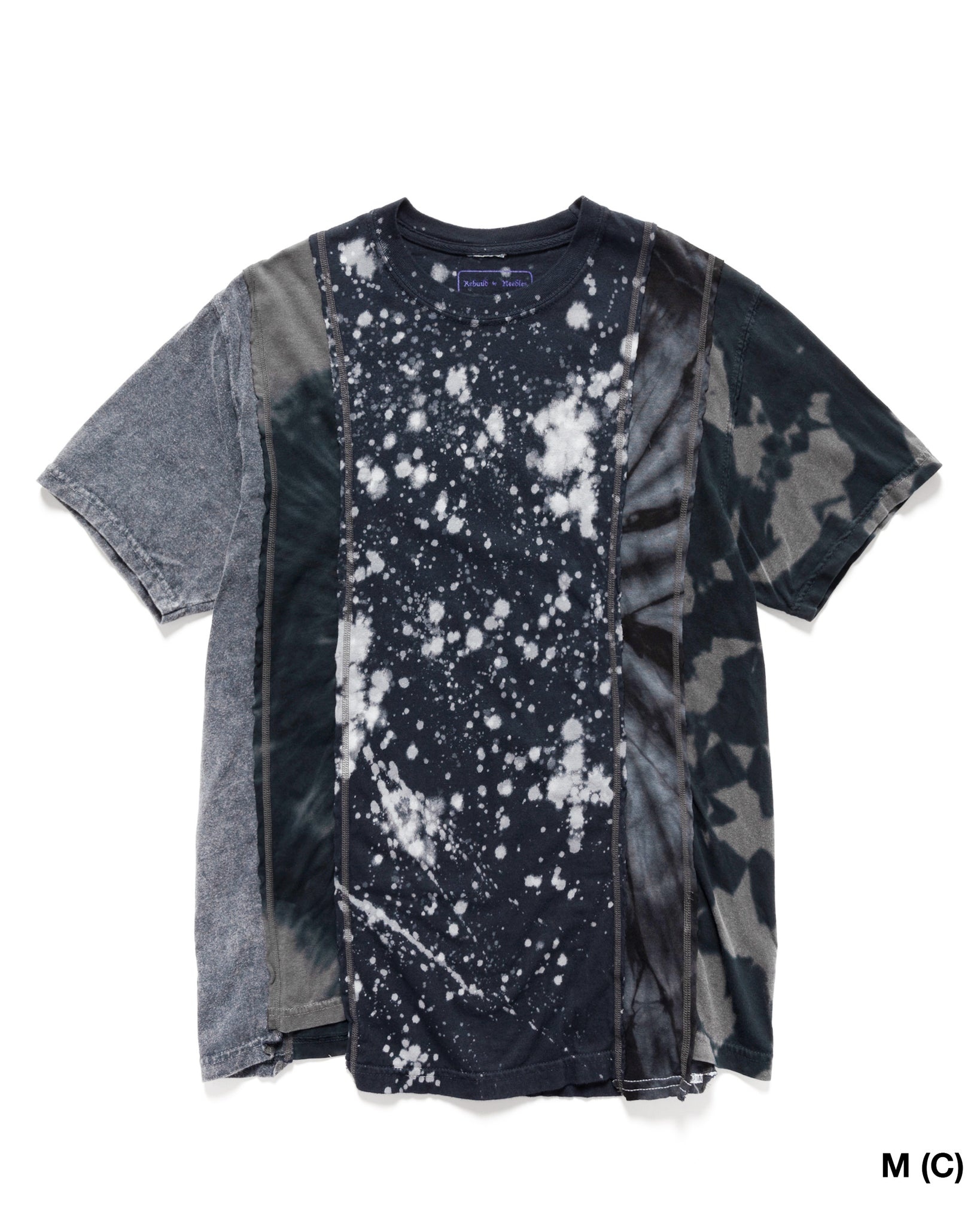 5 CUTS S/S TEE - B&W MISHMASH ASSORTED - 9