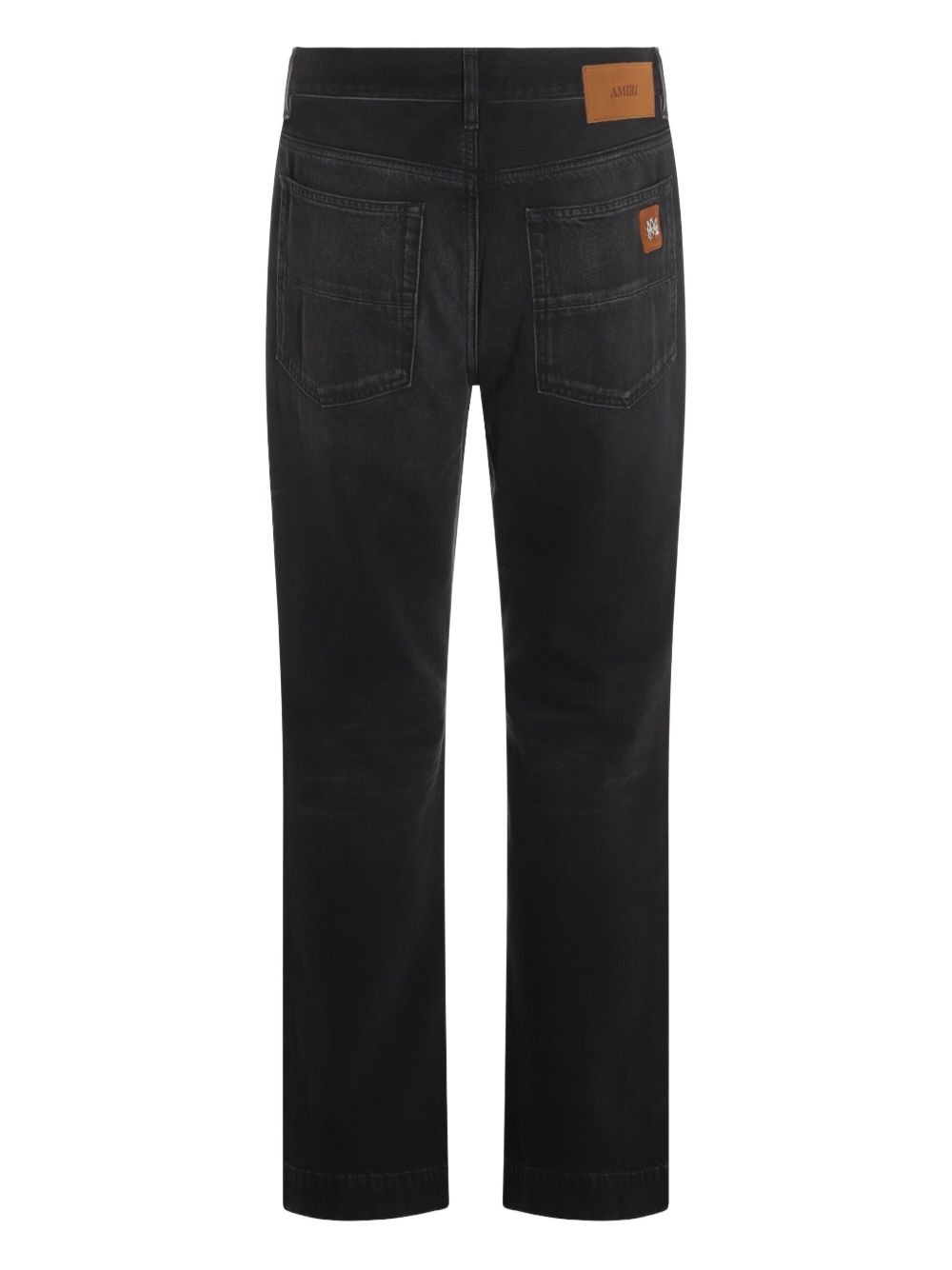 whiskering-effect jeans - 2
