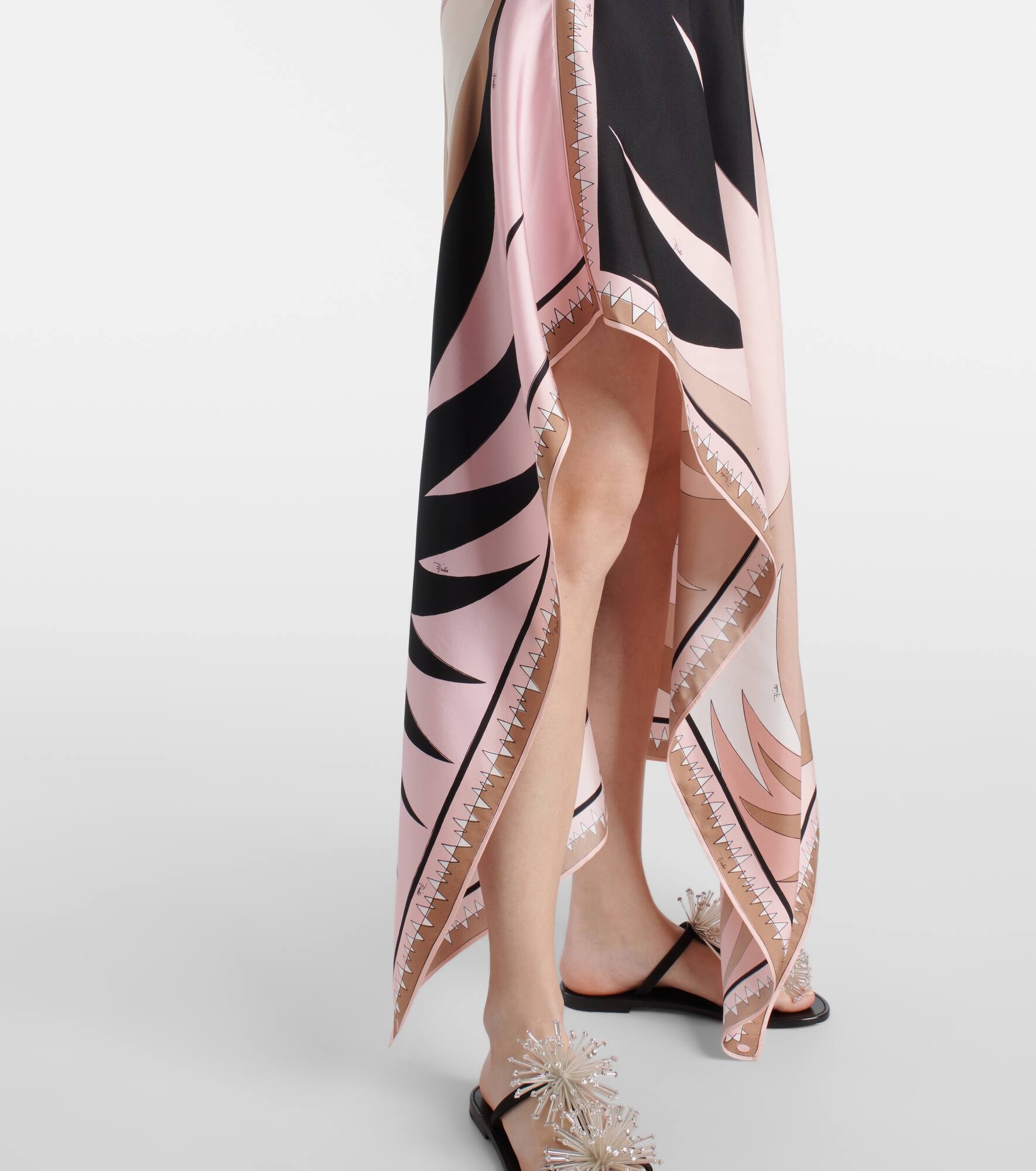 Stella knitted silk-blend midi dress - 6