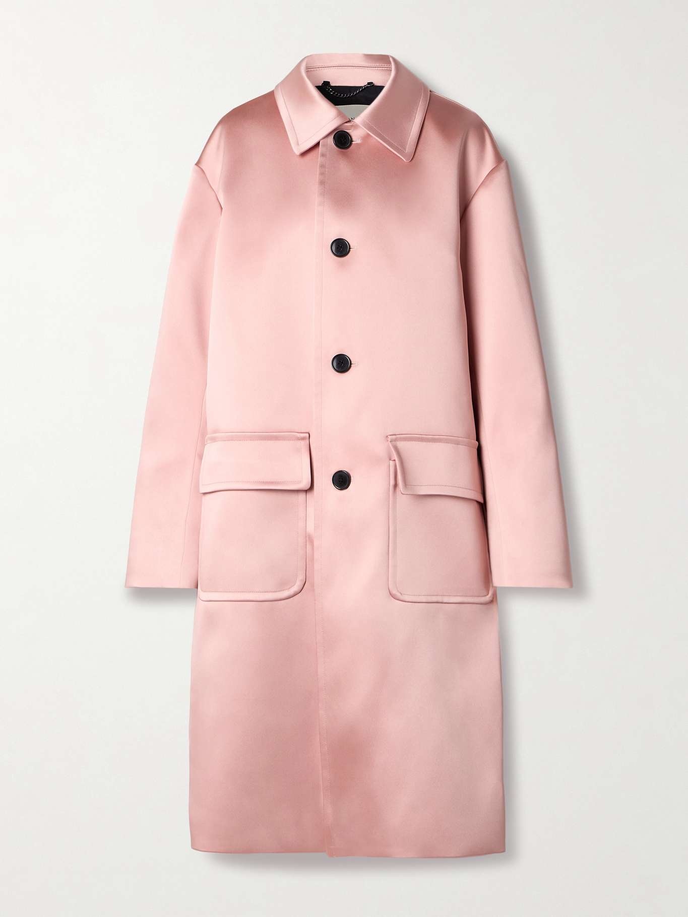 Dries Van Noten Oversized mikado coat Pink | netaporter