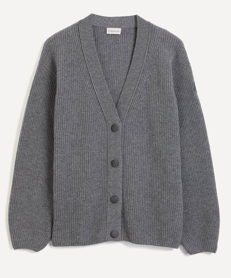 Ribbed Knit Cardigan - 1