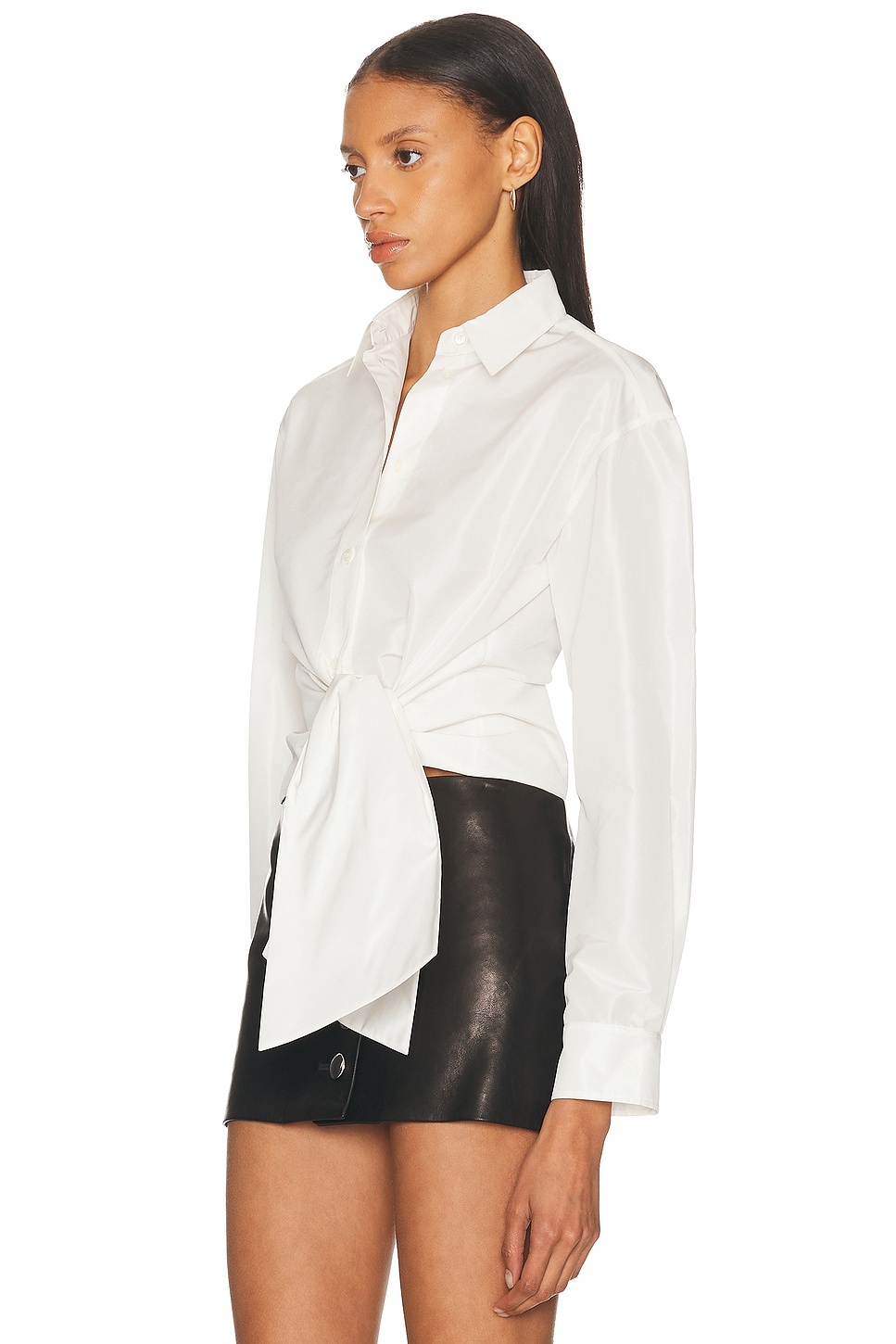 Wrap Bow Long Sleeve Top - 3