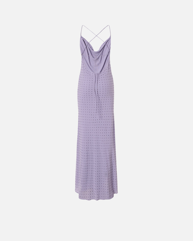 PINKO LONG SLIP DRESS WITH RHINESTONES outlook