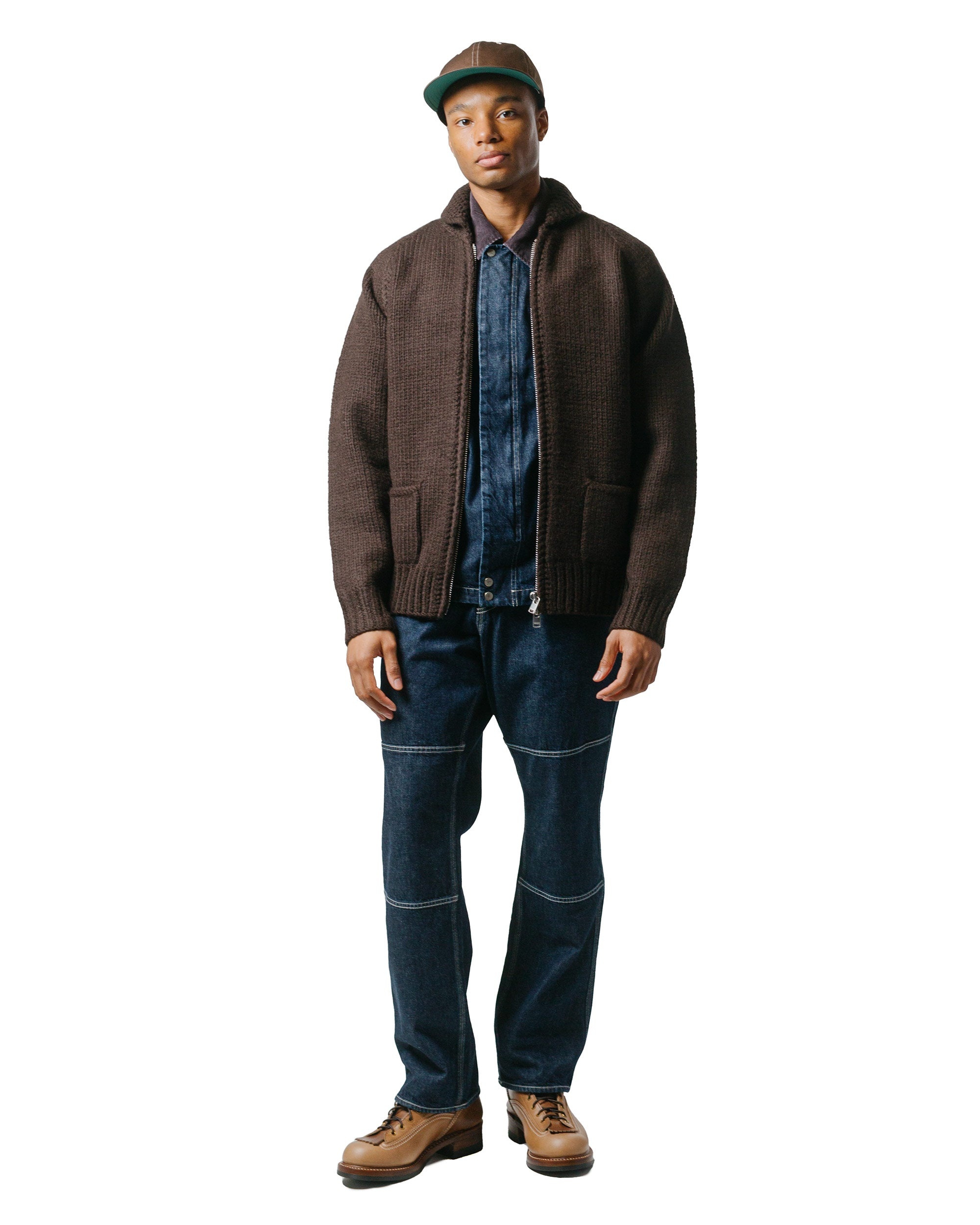 Worker Trousers Cotton 10oz Denim RW Indigo - 3