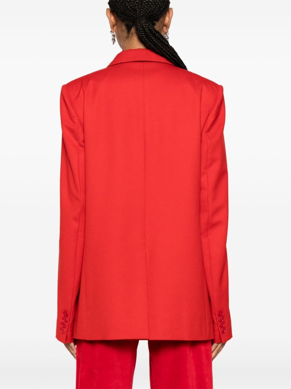 wool double-breasted blazer - 4