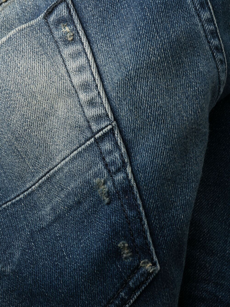 skinny-cut denim jeans 7