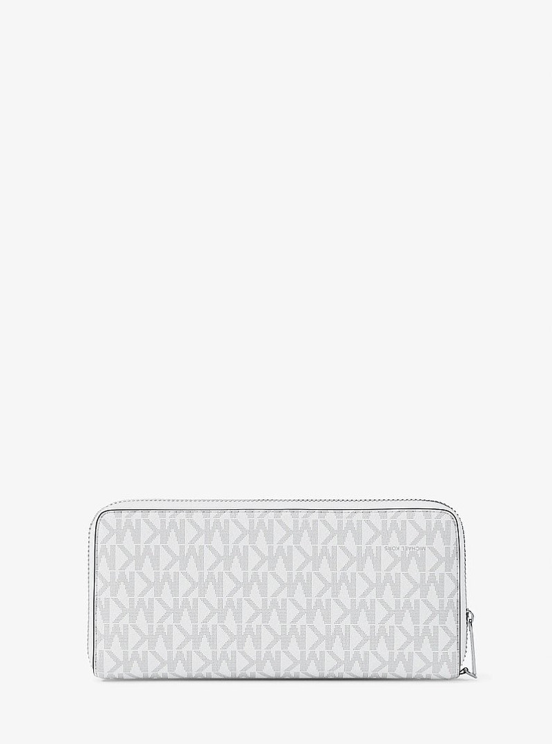 Jet Set Large Signature Logo Continental Wallet 3
