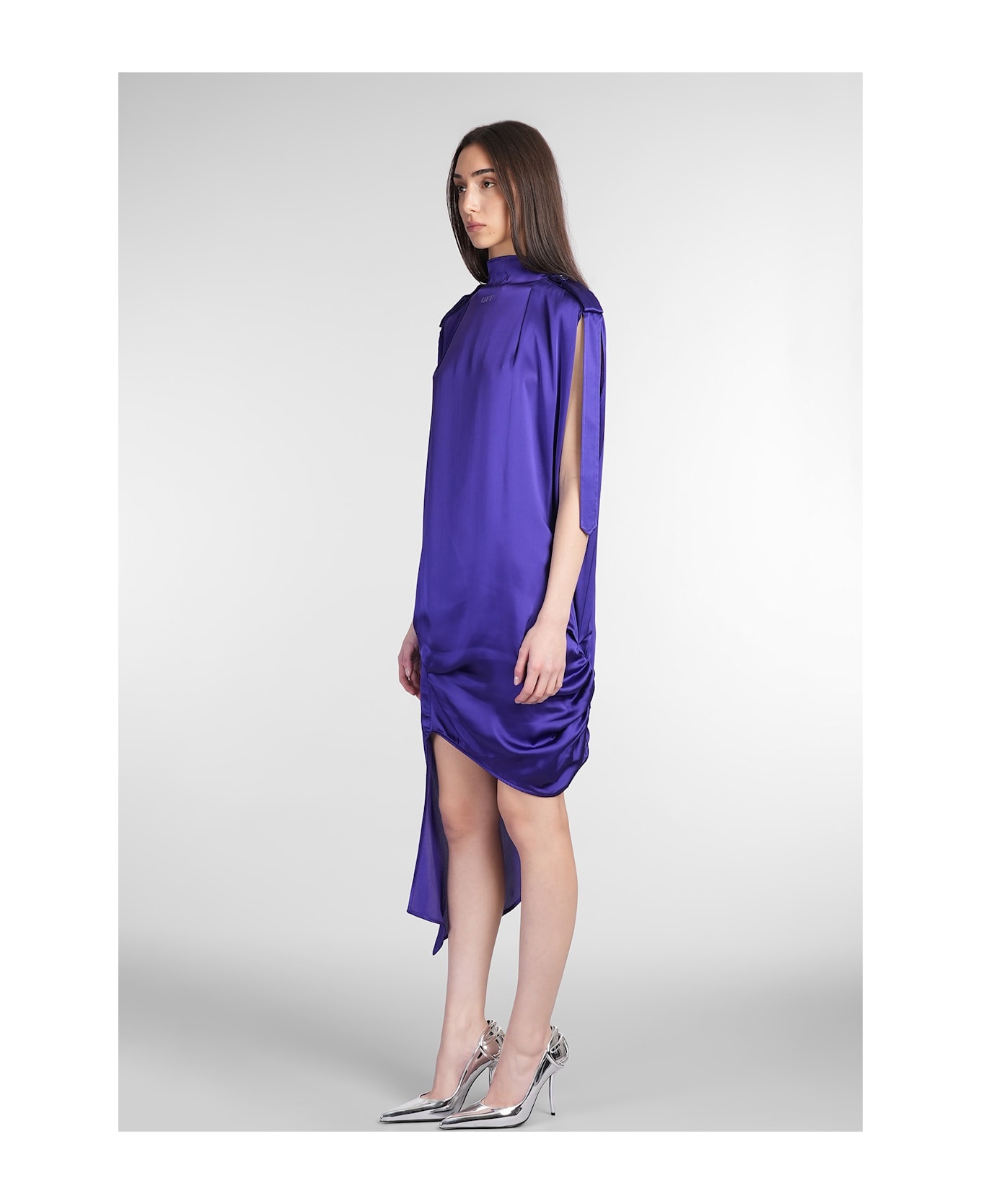 Dress In Viola Acetate - 4