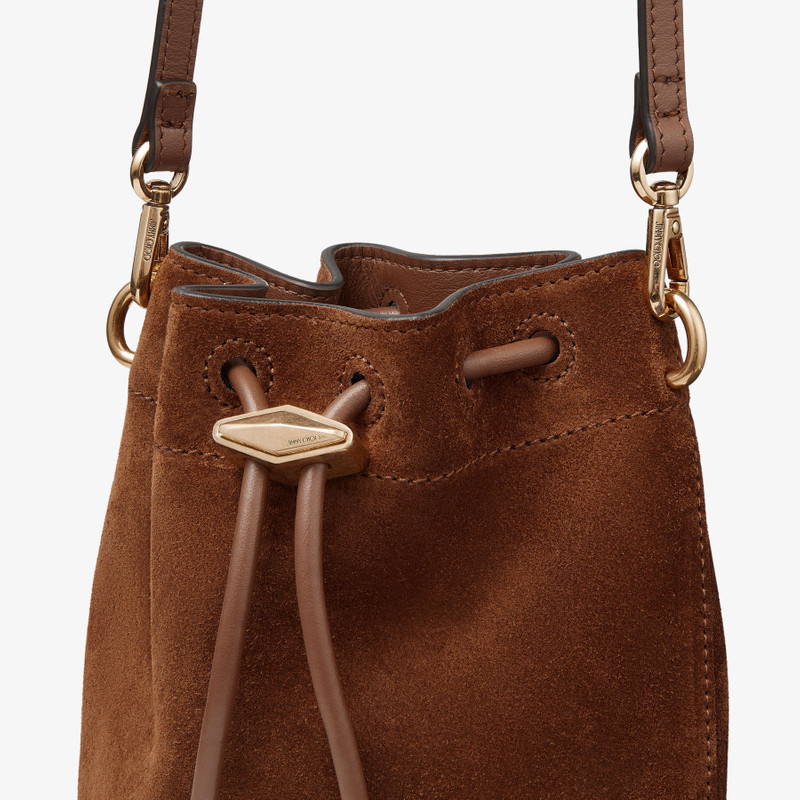 Cinch Mini Tan Suede Mini Bag 4