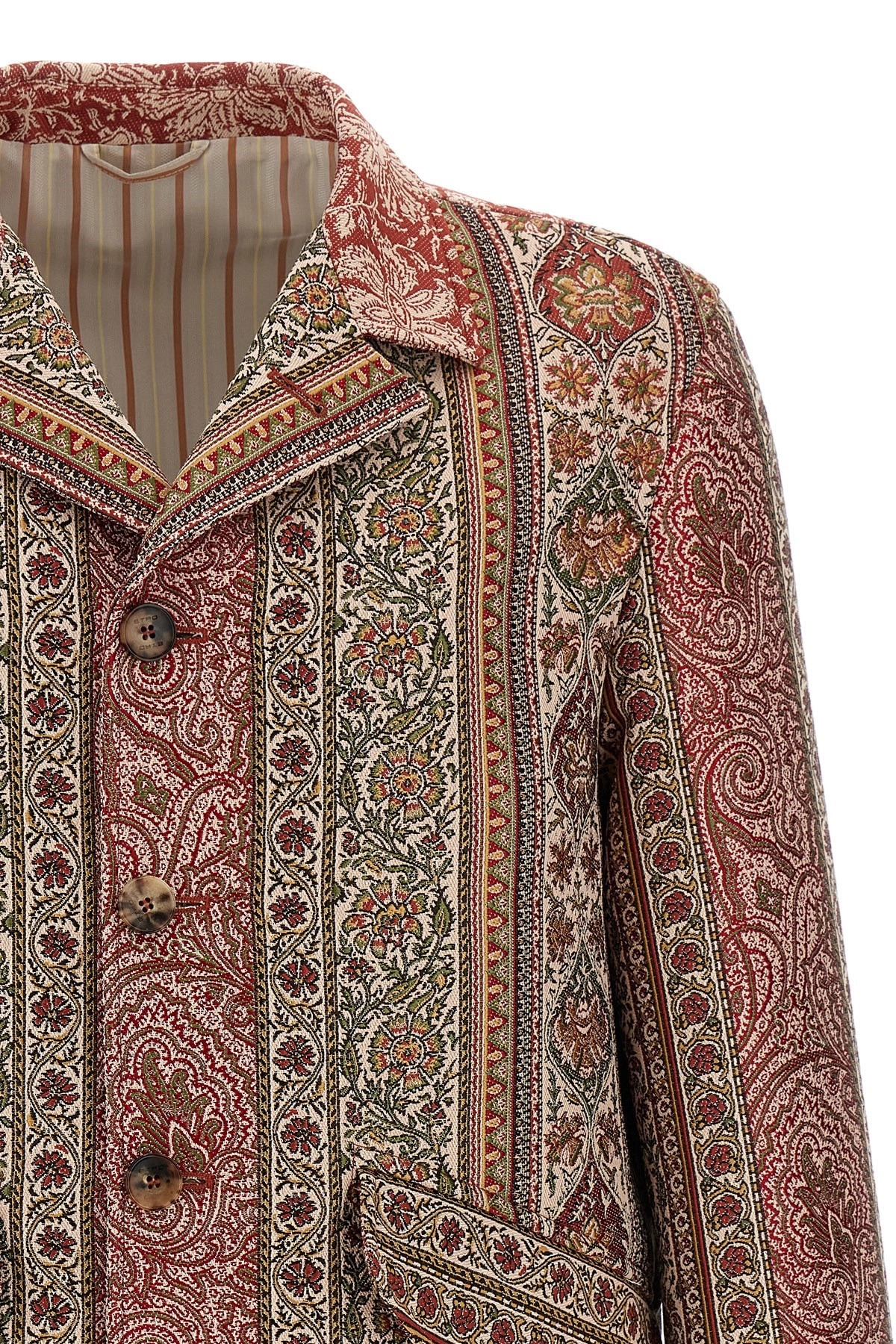 Balmacaan neck overshirt - 4