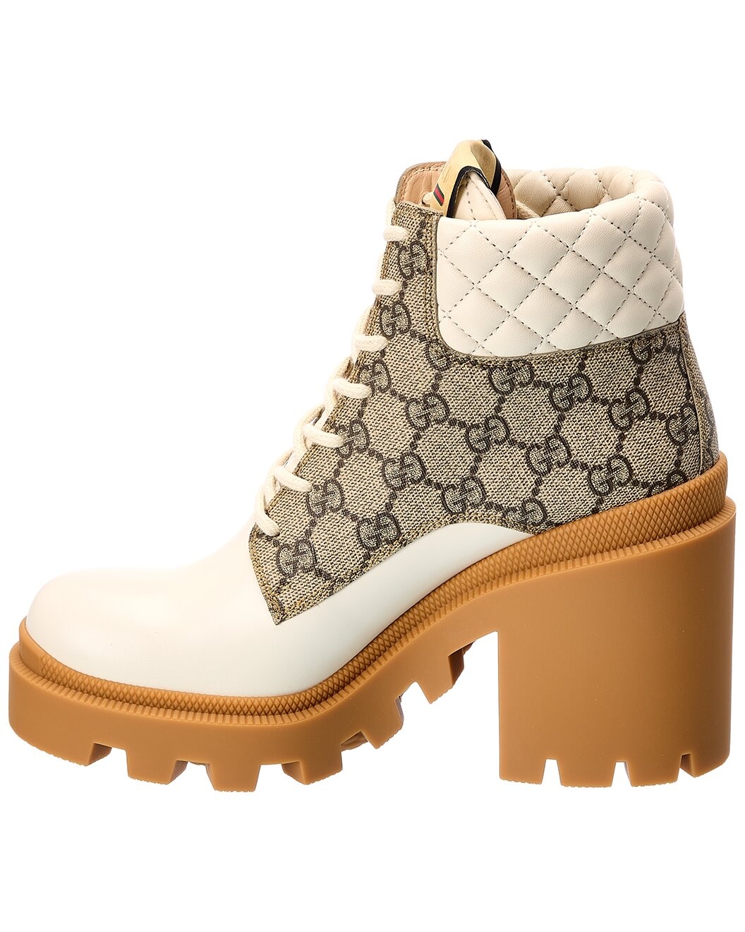 Gucci GG Supreme Canvas & Leather Bootie - 2