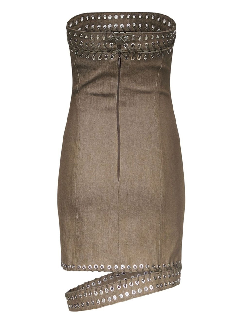 LUDOVIC DE SAINT SERNIN eyelet-detailing mini dress outlook
