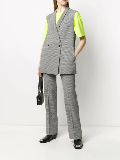 Golden Goose houndstooth sleeveless jacket outlook