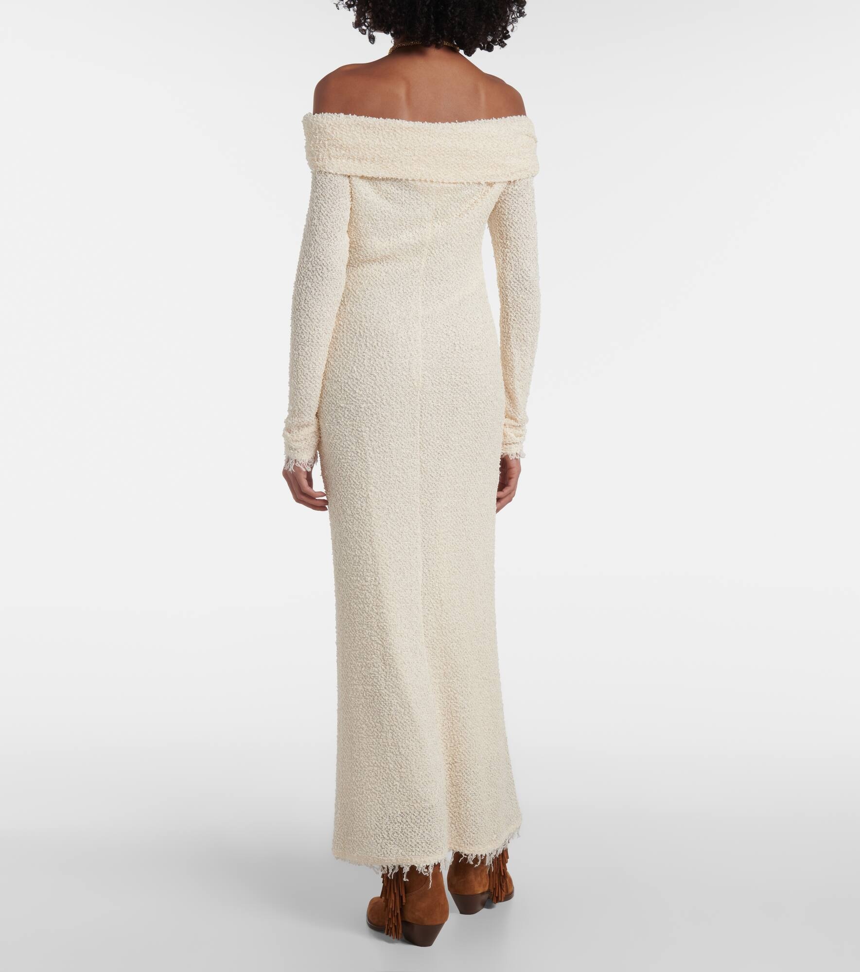Ormany jersey bouclé maxi dress - 3