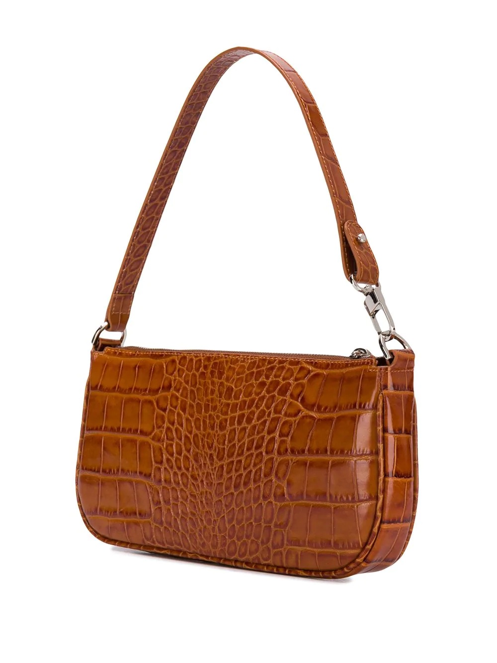 Rachel crocodile-embossed shoulder bag - 3