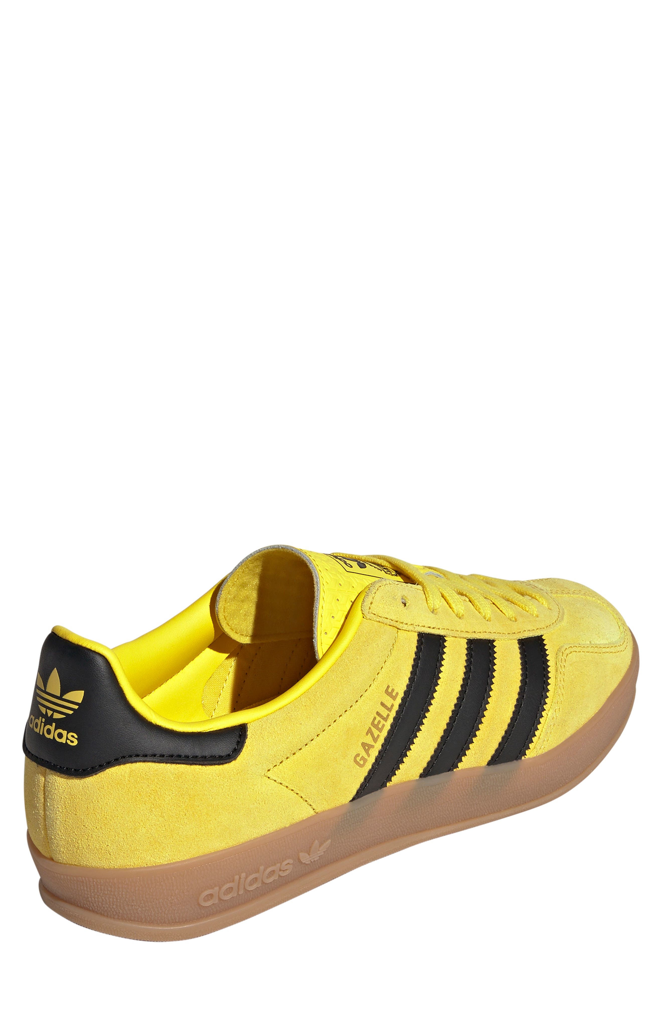 adidas Gazelle Indoor Sneaker in Yellow/Black/Gold Metallic at Nordstrom - 2