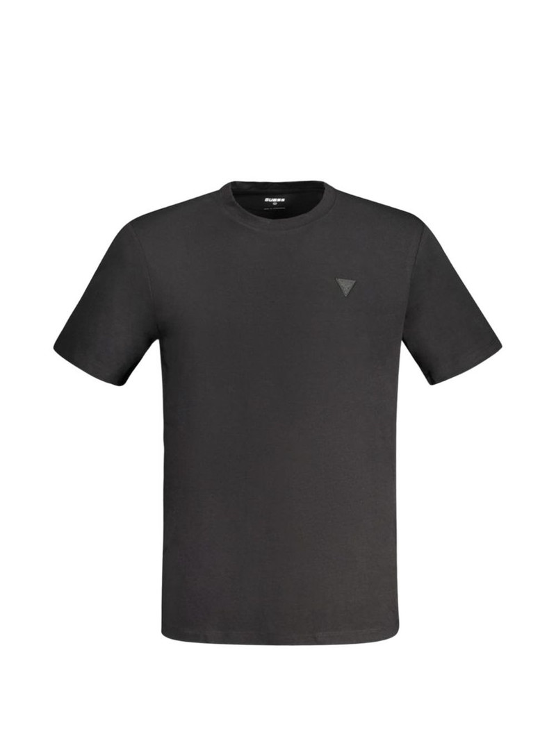 logo-patch cotton T-shirt 1