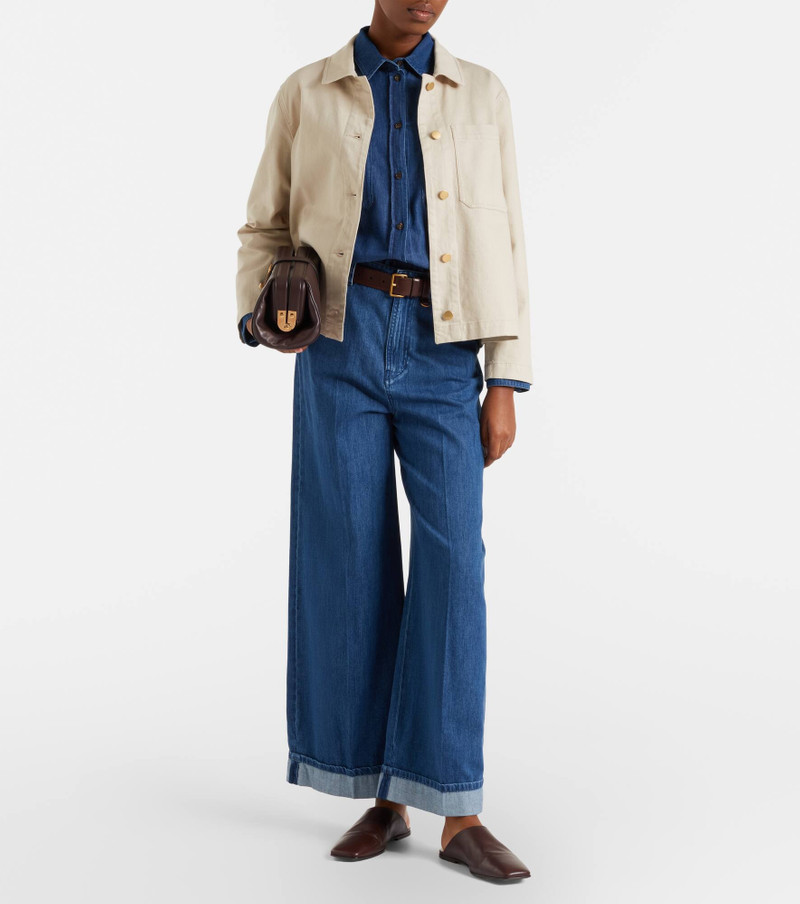 'S Max Mara Fascino denim overshirt outlook