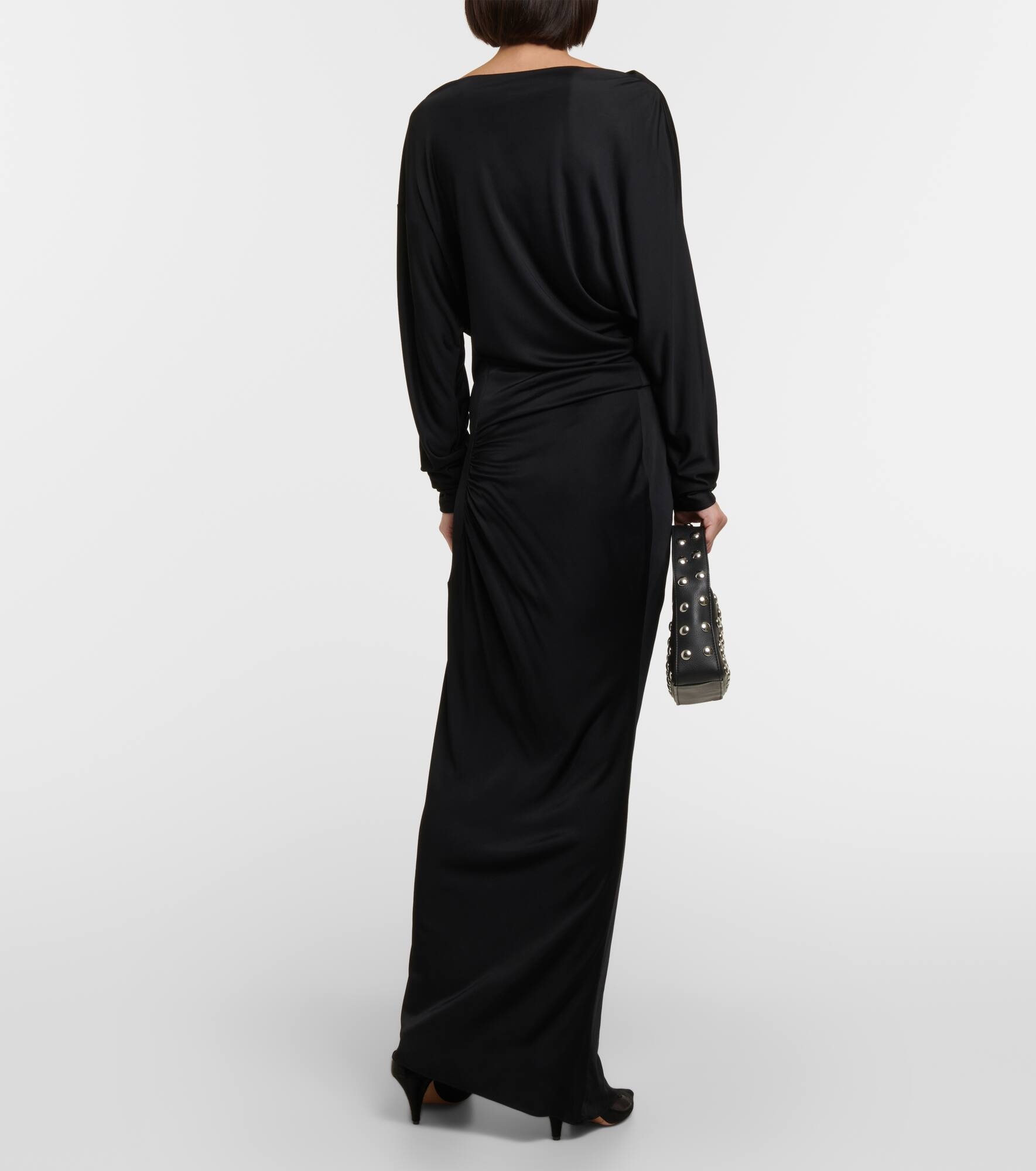 Oron ruched jersey maxi dress - 3