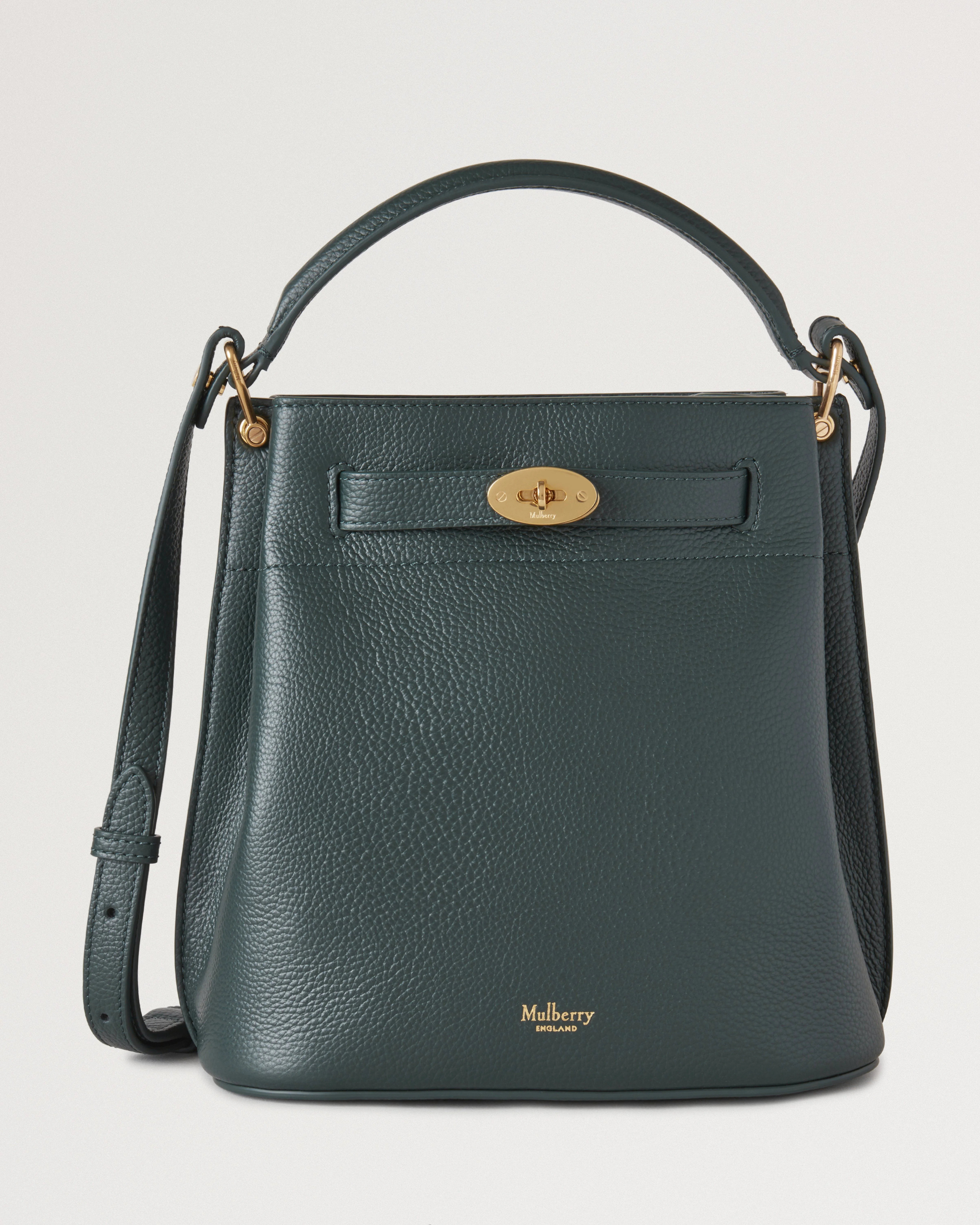 Islington Bucket Mulberry Green Small Classic Grain - 1