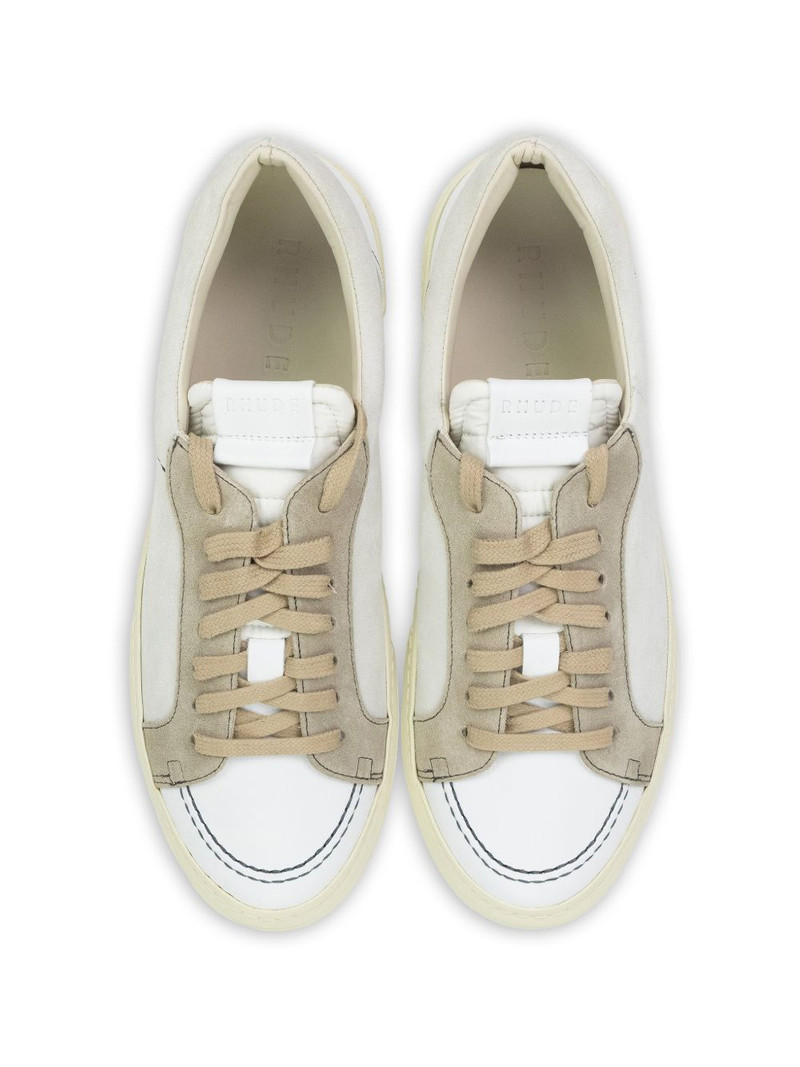 Rhude V1 low top lace-up sneakers outlook
