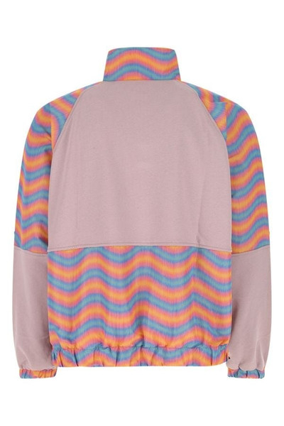 BLUEMARBLE Multicolor cotton and nylon oversize sweatshirt outlook