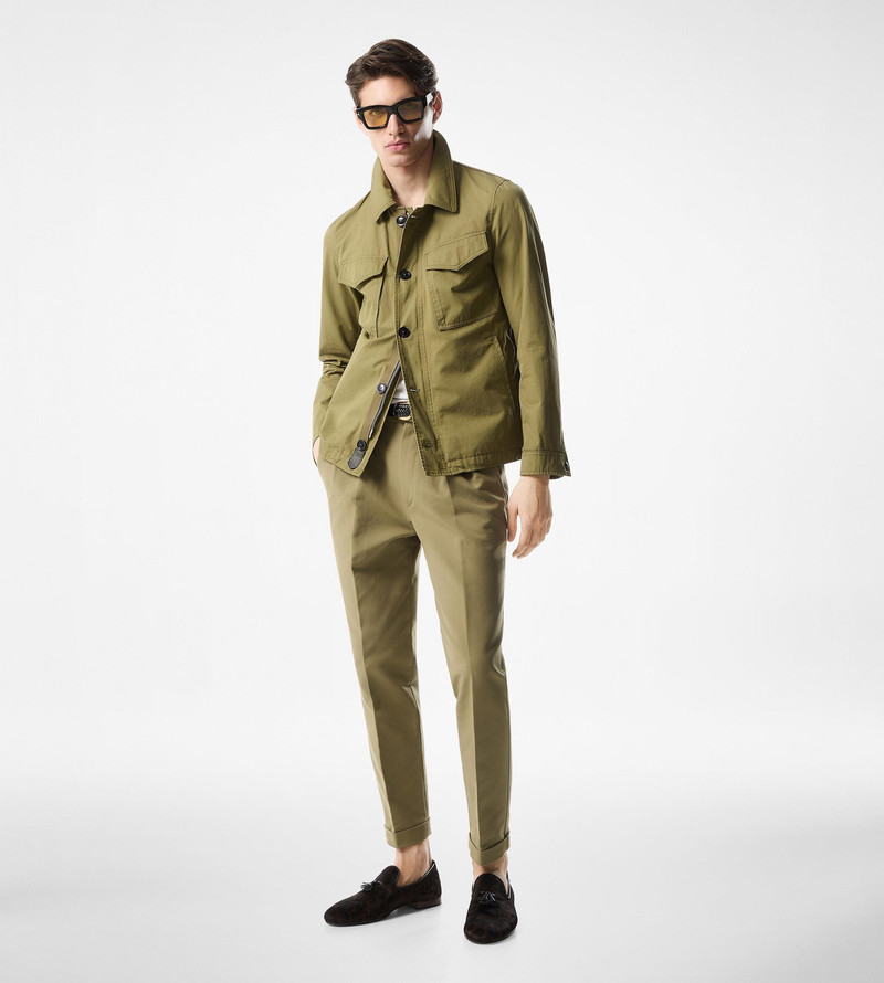 TOM FORD ENZYME TWILL LIGHTWEIGHT FIELD JACKET outlook