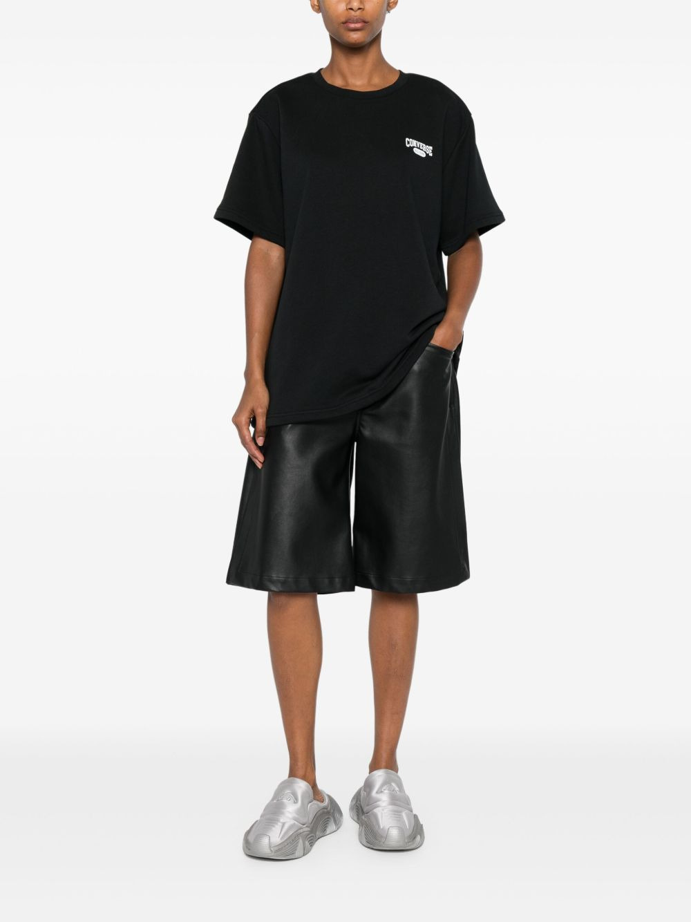 logo-print T-shirt - 3