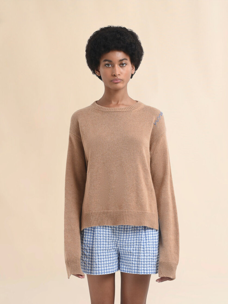 Marni BOXY CASHMERE JUMPER WITH MARNI SYMBOL outlook