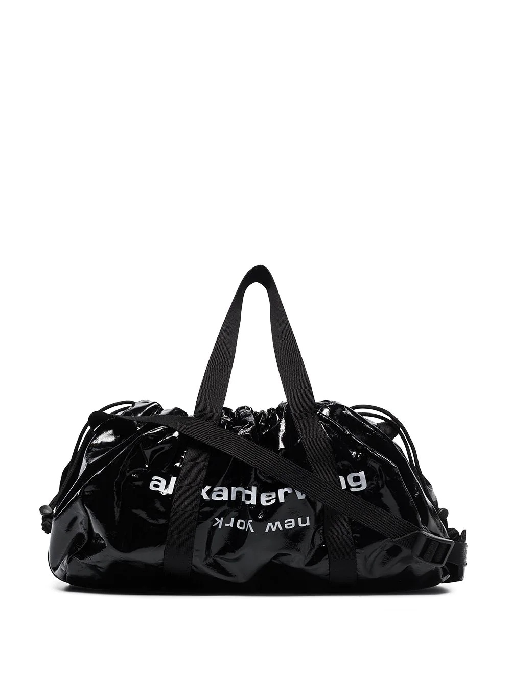 logo-print drawstring duffle bag - 1