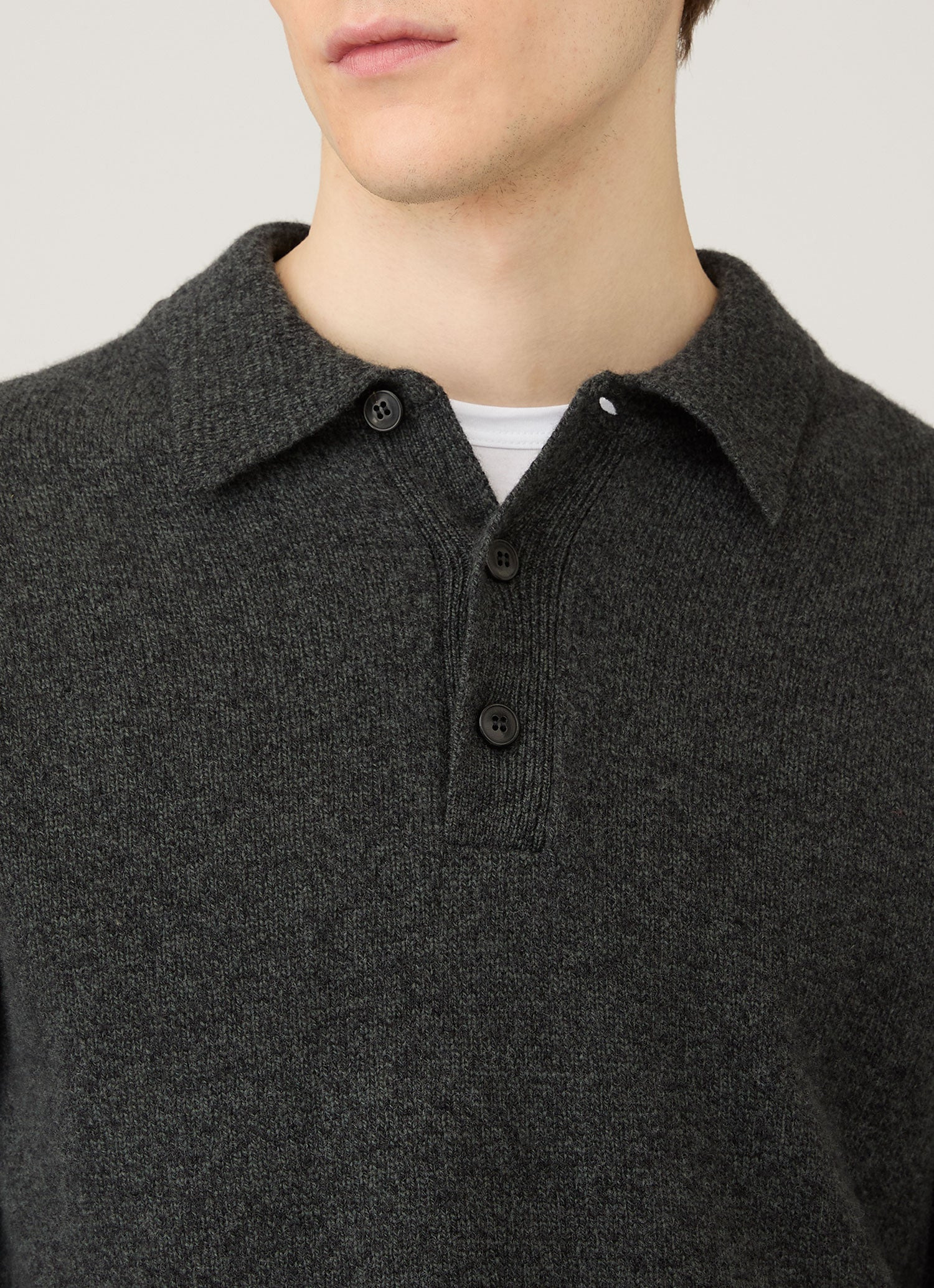 Lambswool Polo Shirt - 6