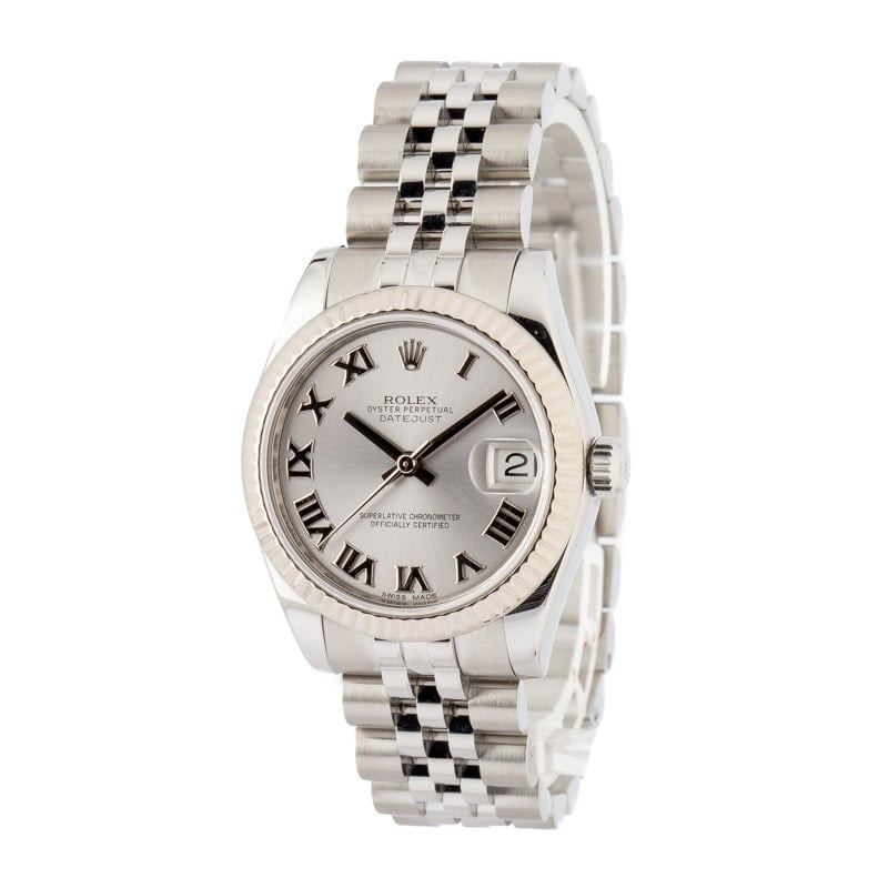 Ladies Rolex Datejust 31 ref 178274 Rhodium Dial - 2