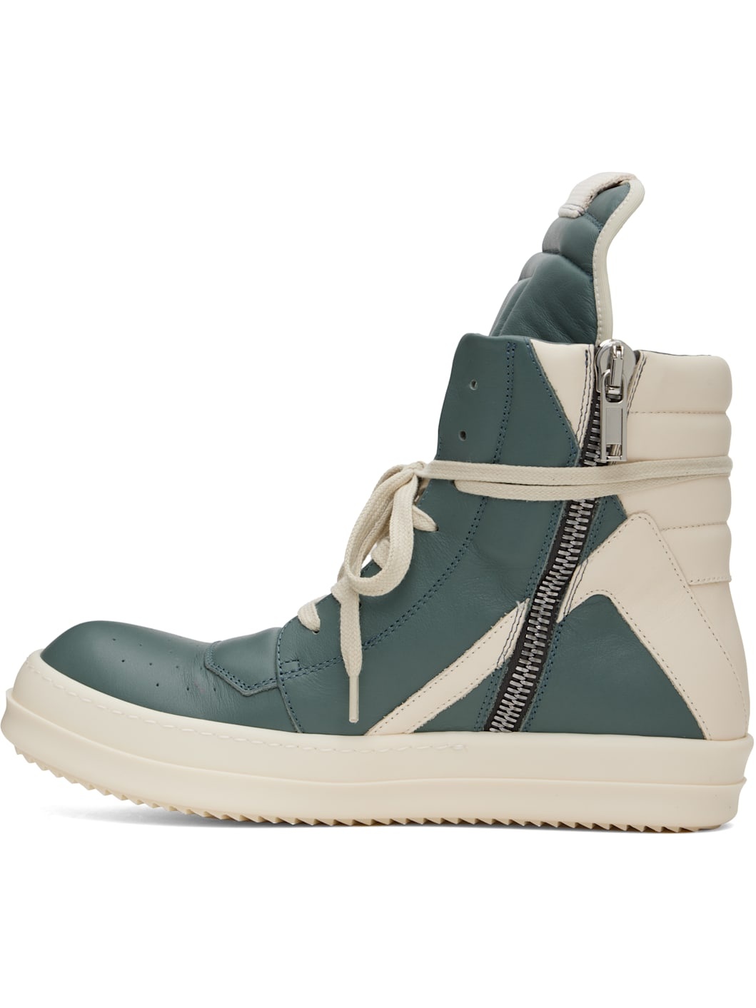 Blue & Off-White Hollywood Geobasket Sneakers - 3