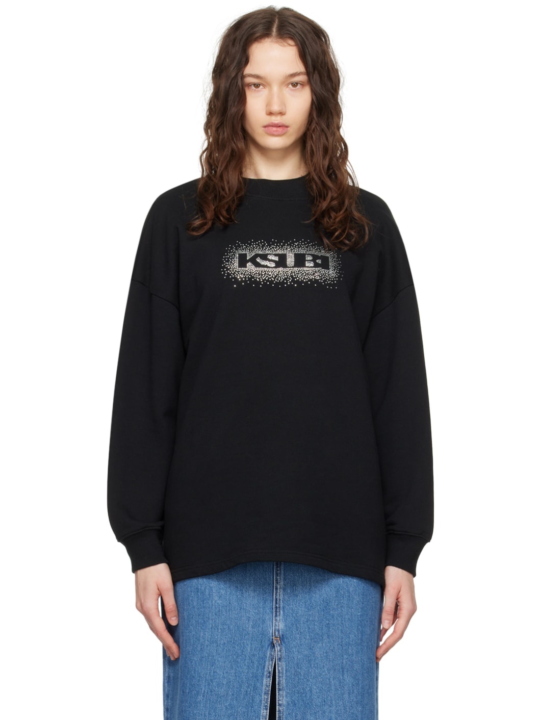 Black 'Sott Burst' Sweatshirt - 1