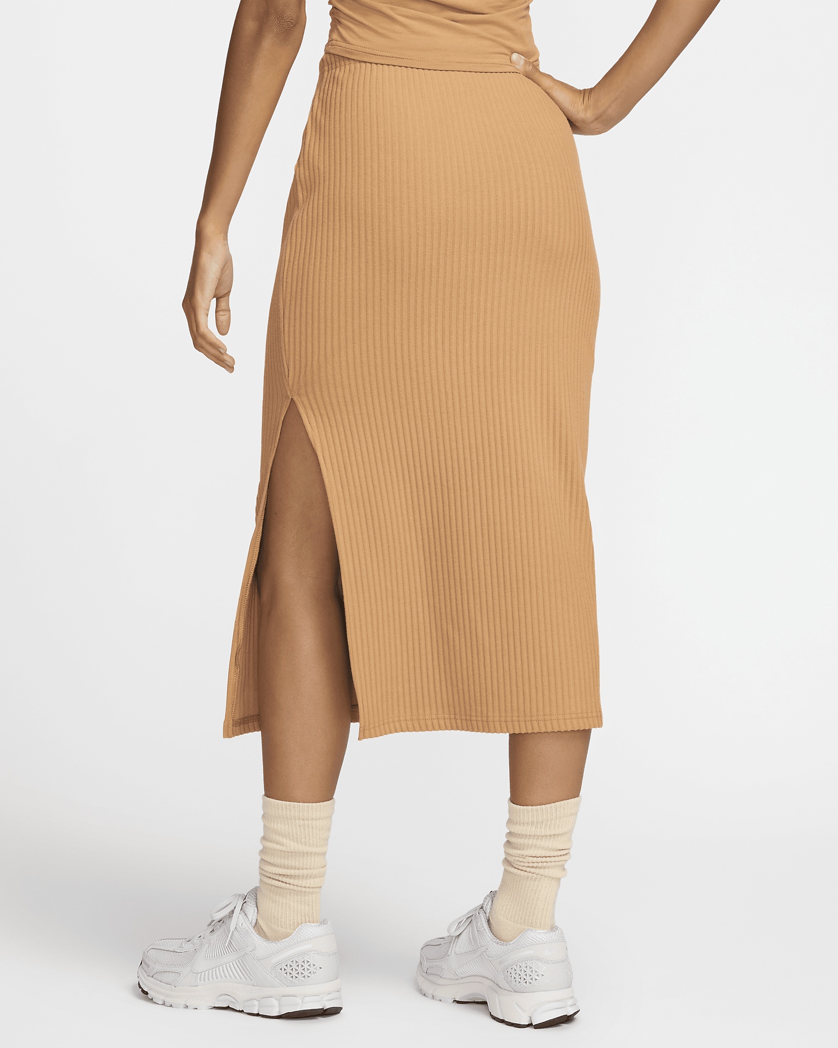 Nike Sportswear Chill Rib Women's Slim Midi Skirt - 2