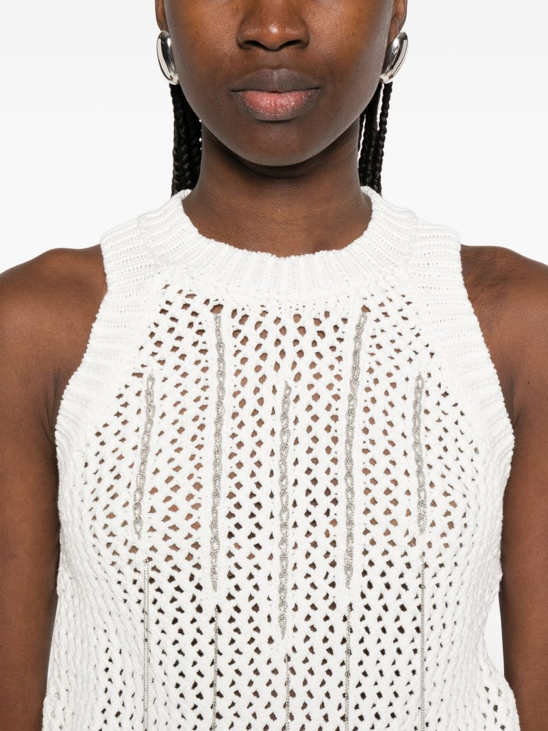 open-knit vest 5