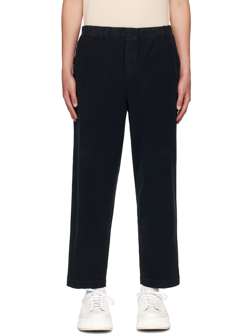 Navy Cordier Trousers - 1