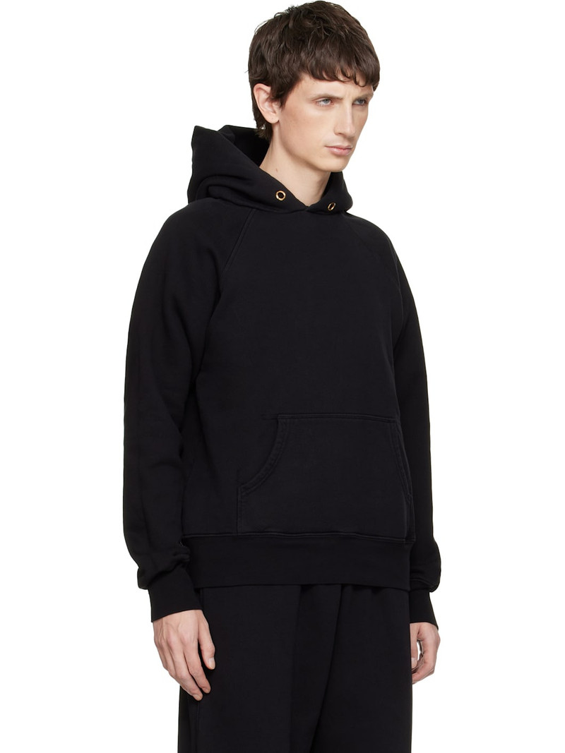 Black Heavyweight Classic Raglan Hoodie 2
