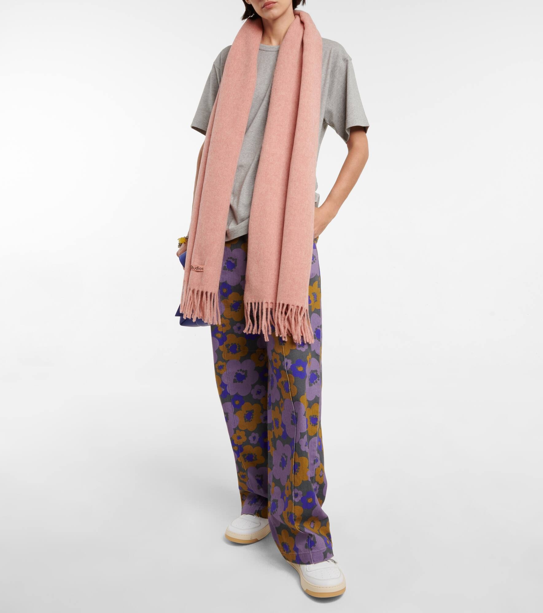 Canada fringed wool scarf - 3