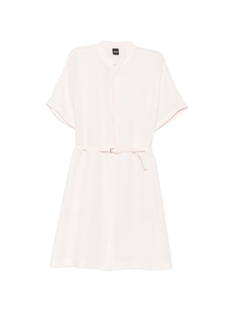 Dalinia belted short-sleeve mini dress 1