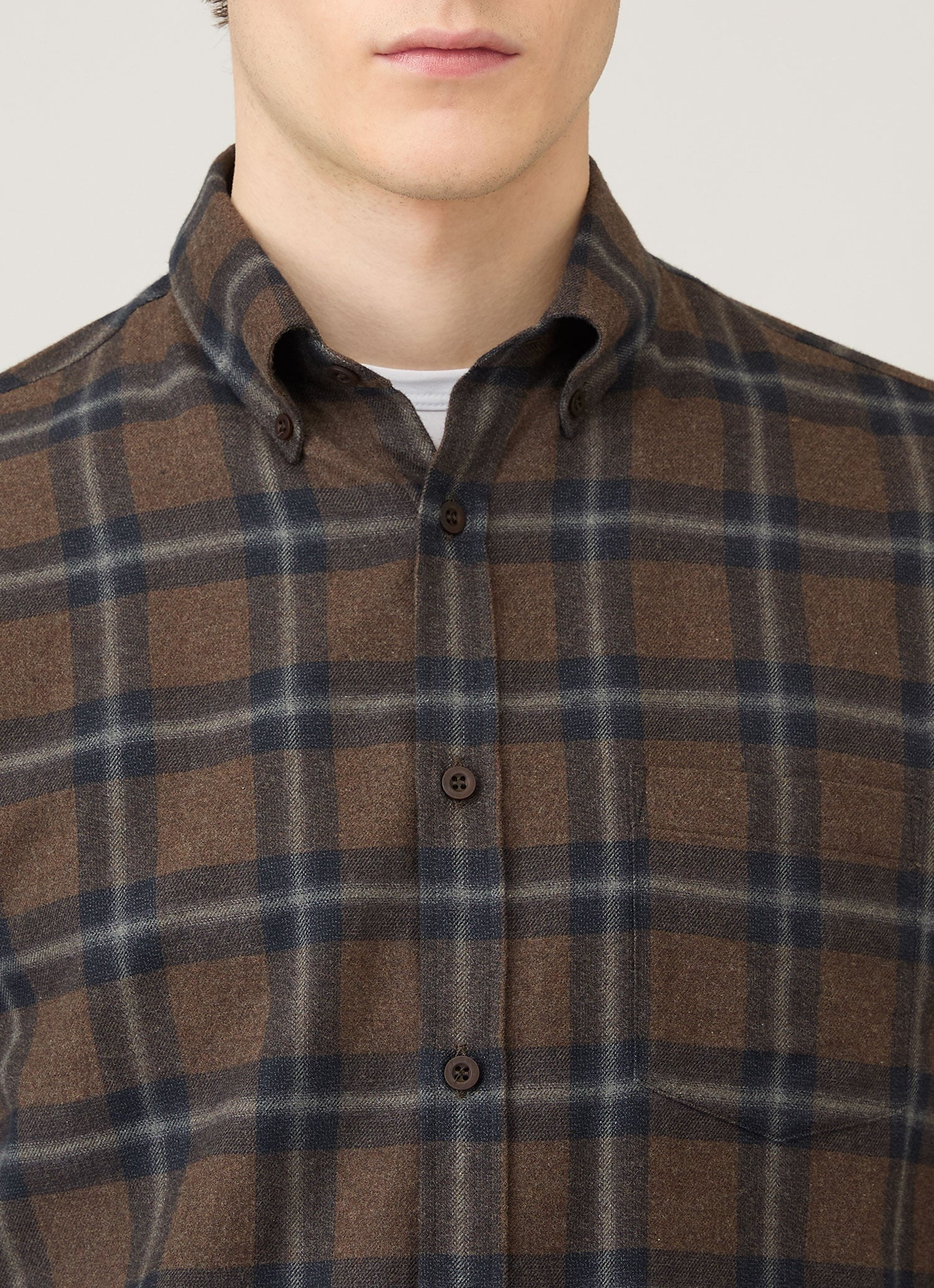 Button Down Flannel Shirt - 6